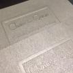 Blind embossing and debossing